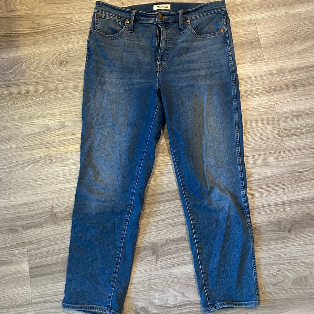 Madewell stovepipe jeans size 31 regular